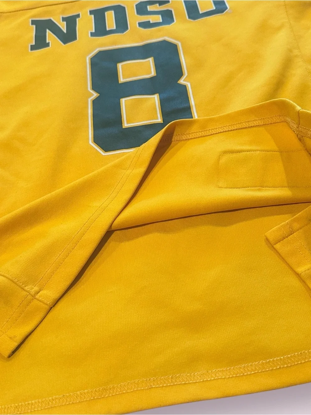 Colosseum NDSU Youth Gold & Green Football Jersey #8 Size Medium (10/12)